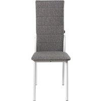 Стул ВВР Прага (серый/белый, рогожка)