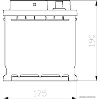 Автомобильный аккумулятор AutoPart Plus 555-100 (55 А/ч)