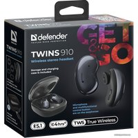 Наушники Defender Twins 910 (черный) в Пинске