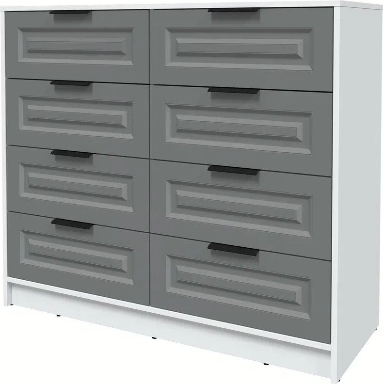 

Комод Интерлиния Концепт КТ-К117 Деко (белый платинум/серый)