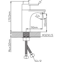 Смеситель Potato P10383