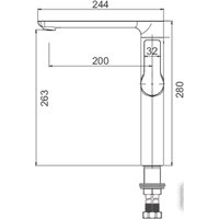 Смеситель Gerhans K14015W