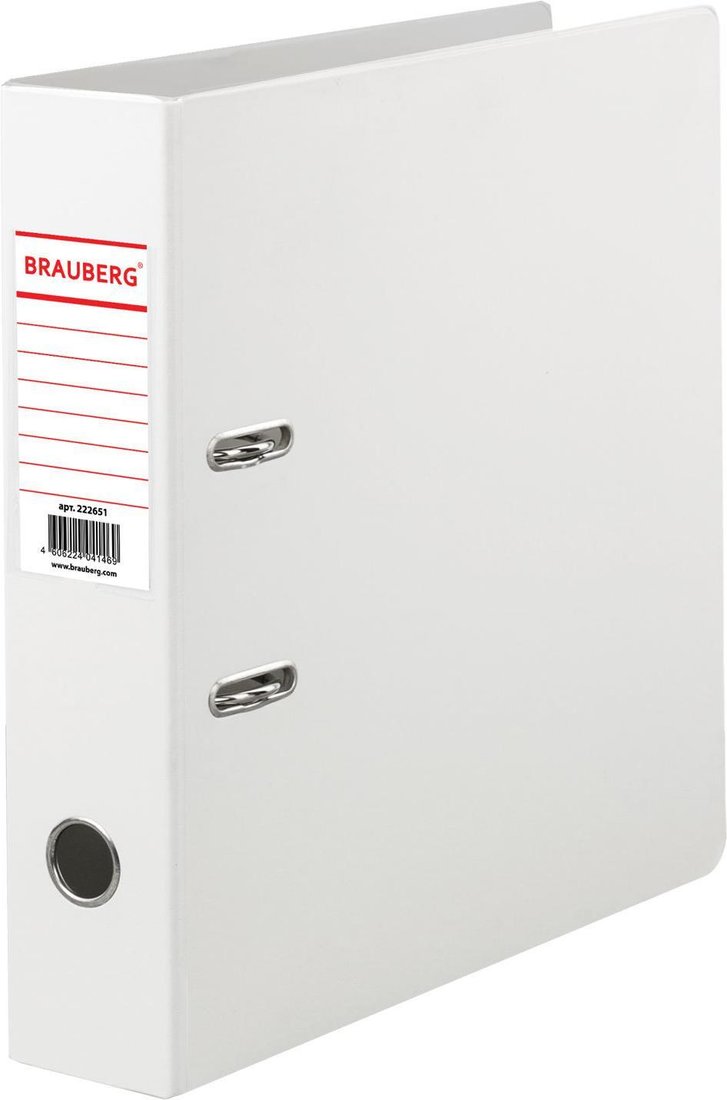 

Папка-регистратор BRAUBERG 222651 (белый)