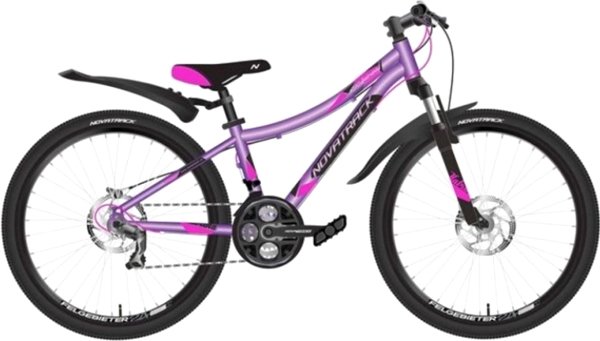 

Велосипед Novatrack Katrina 24 р.10 2020 (фиолетовый)