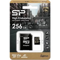 Карта памяти Silicon-Power Golden Series High Endurance microSDXC SP256GBSTXDV3V1HSP 256GB (с адаптером)