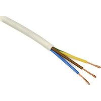 Провод силовой ВЭКЗ ПВС 3x1.5 (белый)