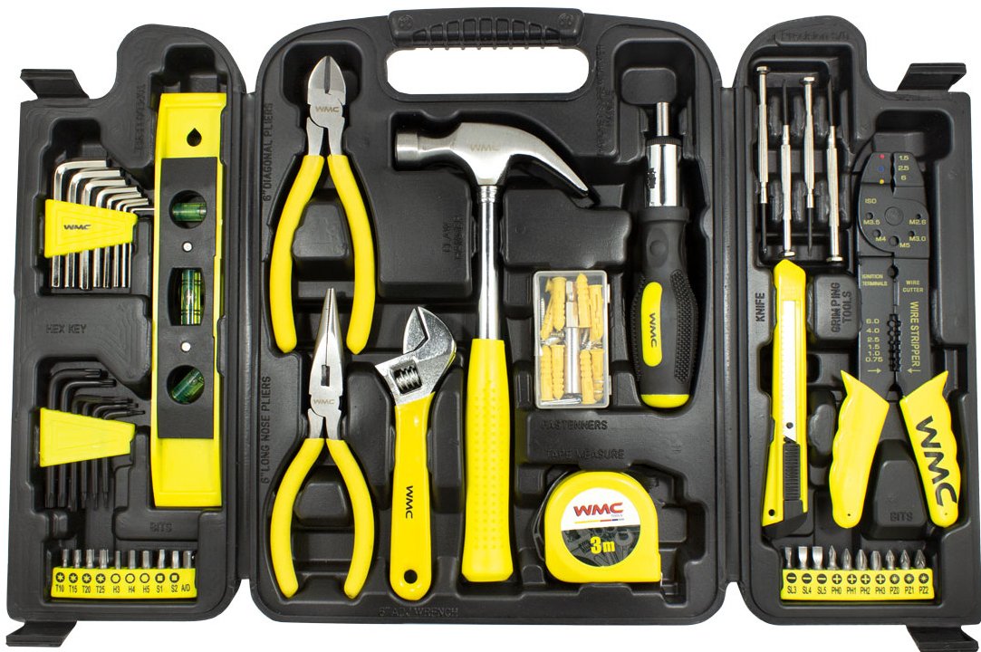 

Набор домашнего мастера WMC Tools 10130 (130 предметов)