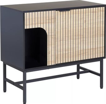 Комод Signal MAGO K3 (дуб/черный мат)