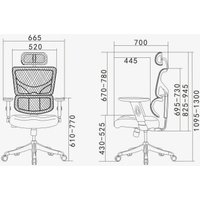 Офисное кресло Ergostyle Sail E-Pro SAE-MF01N (серый/серый) в Бобруйске