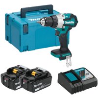 Ударная дрель-шуруповерт Makita DHP489RTJ (с 2-мя АКБ, кейс)