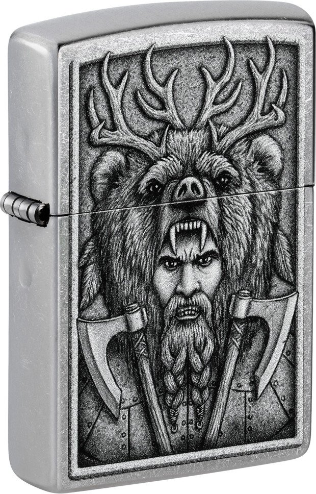 

Зажигалка Zippo Street Chrome Barbarian Design 48731