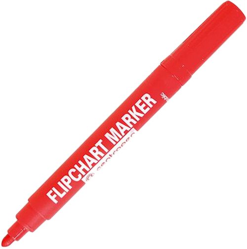 

Маркер Centropen Flipchart 8550/01-04 (красный)
