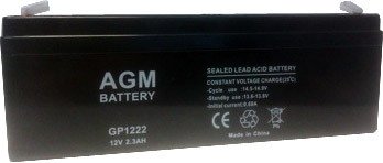 

Аккумулятор для ИБП AGM Battery GP 1222 (12В/2.3 А·ч)