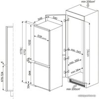 Холодильник Smeg C3170F2P1