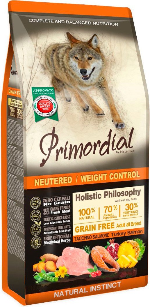 

Сухой корм для собак Primordial Dog Adult Neutered Weight MSP7902 2 кг