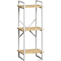 Стеллаж LoftyHome Бервин Рант 40 (натуральный/белый)