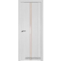 Межкомнатная дверь ProfilDoors 2.04XN L 40x200 (монблан, стекло lacobel перламутровый лак)