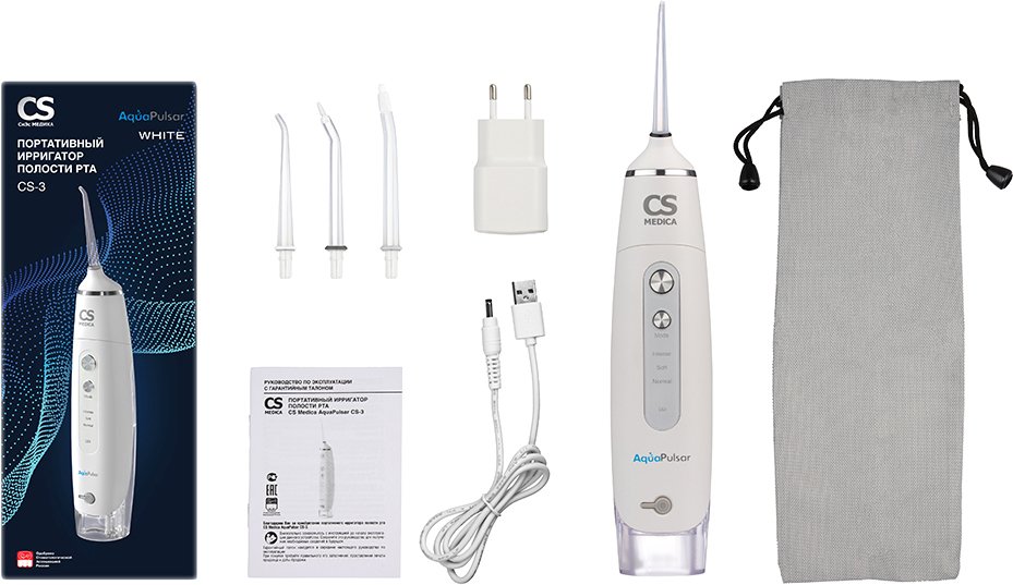 

Ирригатор CS Medica AquaPulsar CS-3 (белый)