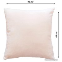 Декоративная подушка Lanatex 0345 22253 (45x45x14см, кремовый)