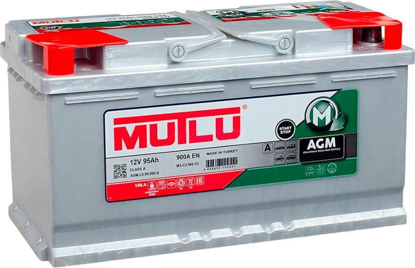 

Автомобильный аккумулятор Mutlu AGM (95 А/ч)