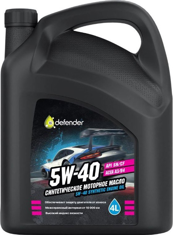 

Моторное масло Defender Auto 5W-40 4л