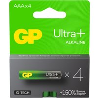 Батарейка GP Ultra Plus Alkaline G-Tech AAA/LR03 24AUPA21-2CRSB4