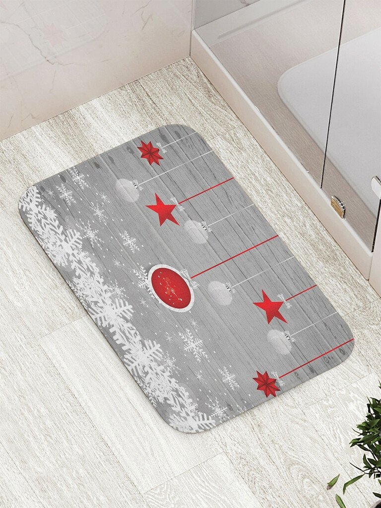 

Коврик для ванной JoyArty Новогодние узоры bath_5654
