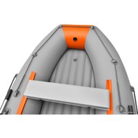 Моторная лодка Roger Boat Trofey 3500 (без киля, серый/оранжевый)