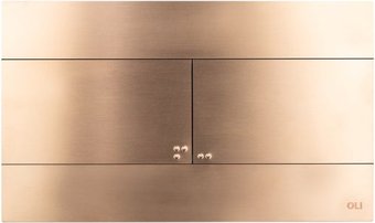 Панель смыва OLI Slim 889312 INOX (бронза/медь)