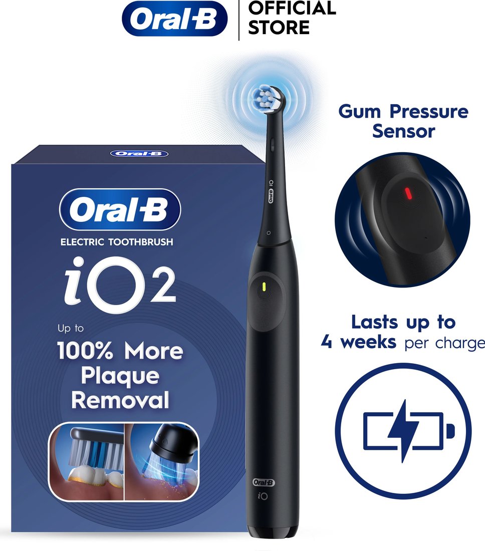 Электрическая зубная щетка Oral-B iO2 Electric Toothbrush Gentle Clean Sensitive (черный)