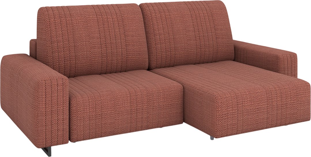 

Угловой диван Rivalli Уолтер ШП 1000 + оттоманка (Charlie Brick/черный муар)