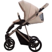 Универсальная коляска BEBETTO Pelpasso Pro (2 в 1, pro 02 kaszmir/светло-бежевая кожа)