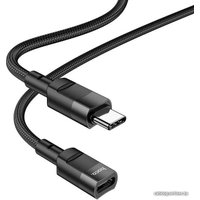 Кабель Hoco U107 USB Type-C - USB Type-C (1.2 м, черный)