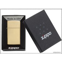 Зажигалка Zippo Slim High Polish Brass [1654B-000156]