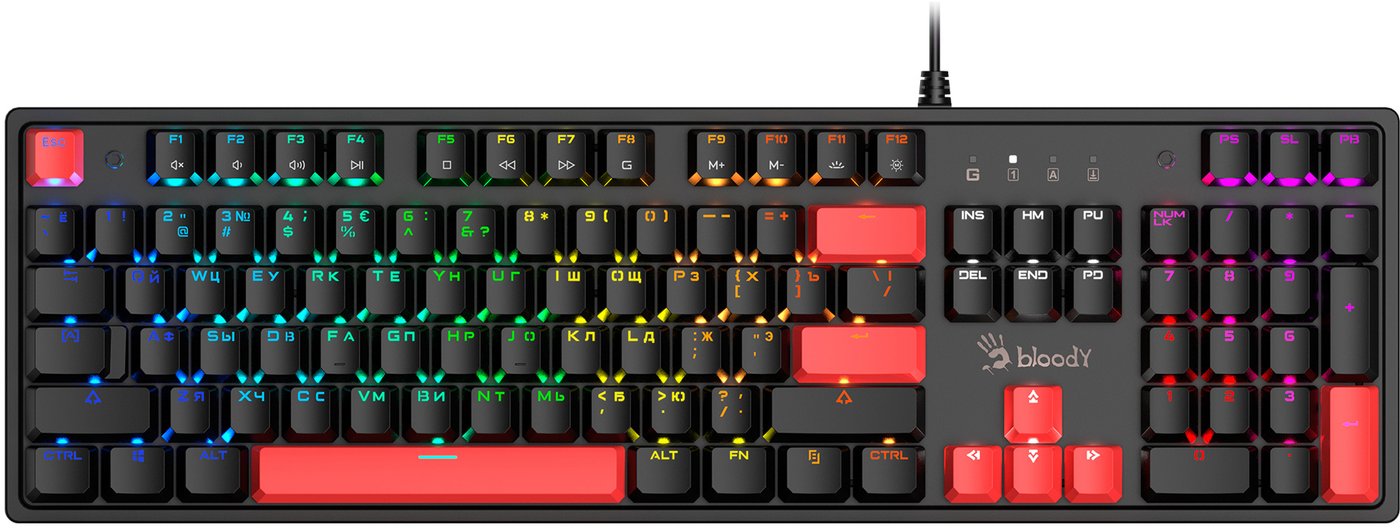 

Клавиатура A4Tech Bloody S510R (черный)