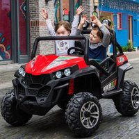 Электробагги Detskiy Style UTV 800 4WD lux (красный)