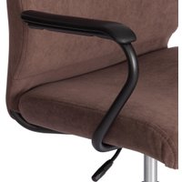 Офисное кресло TetChair Benefit флок (коричневый)