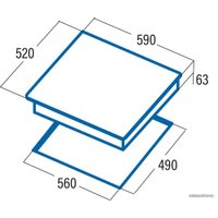 Варочная панель CATA IB 6303 BK