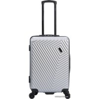 Чемодан-спиннер Torber T1919M 67 см (серебристый)