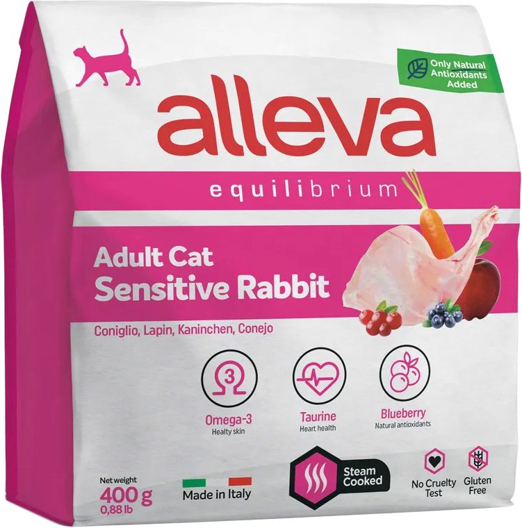 

Сухой корм для кошек Alleva Equilibrium Sensitive Rabbit (Кролик) 400 г
