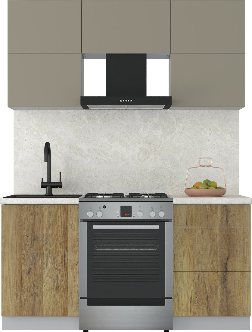 

Кухонный модуль Интерлиния Мила Матте 1.6 Б (луна/дуб вотан/опал светлый)