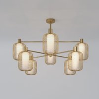 Подвесная люстра Евросвет 30192/8 (золотой)