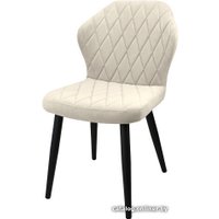Стул Гальваник Бергамо (эмаль черный муар/Catania Ivory)