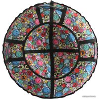 Тюбинг Подушкевич Ватрушка для катания (110 см, смайлы) в Пинске