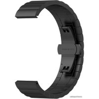 Браслет Rumi Snake металлический блочный 20 мм (черный)