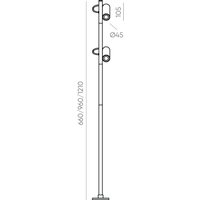 Уличный встраиваемый светильник Byled GROUND-LN-BL-12-WW в Бобруйске