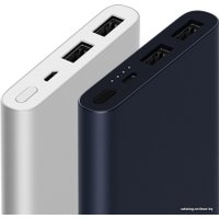 Внешний аккумулятор Xiaomi Mi Power Bank 2i 10000mAh (серебристый)