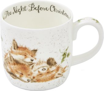 Кружка Royal Worcester Wrendale Designs Christmas лиса MMME5629-XS