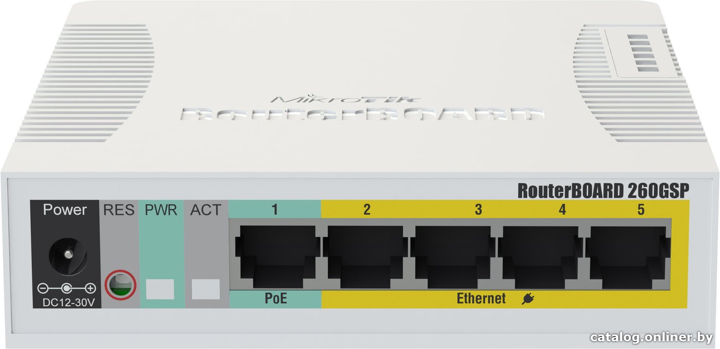 Настраиваемый коммутатор Mikrotik RouterBoard 260GSP