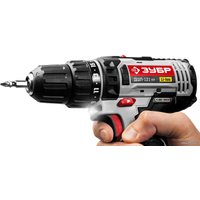 Дрель-шуруповерт Зубр ДШЛ-121 КН (c 2-мя АКБ, кейс)